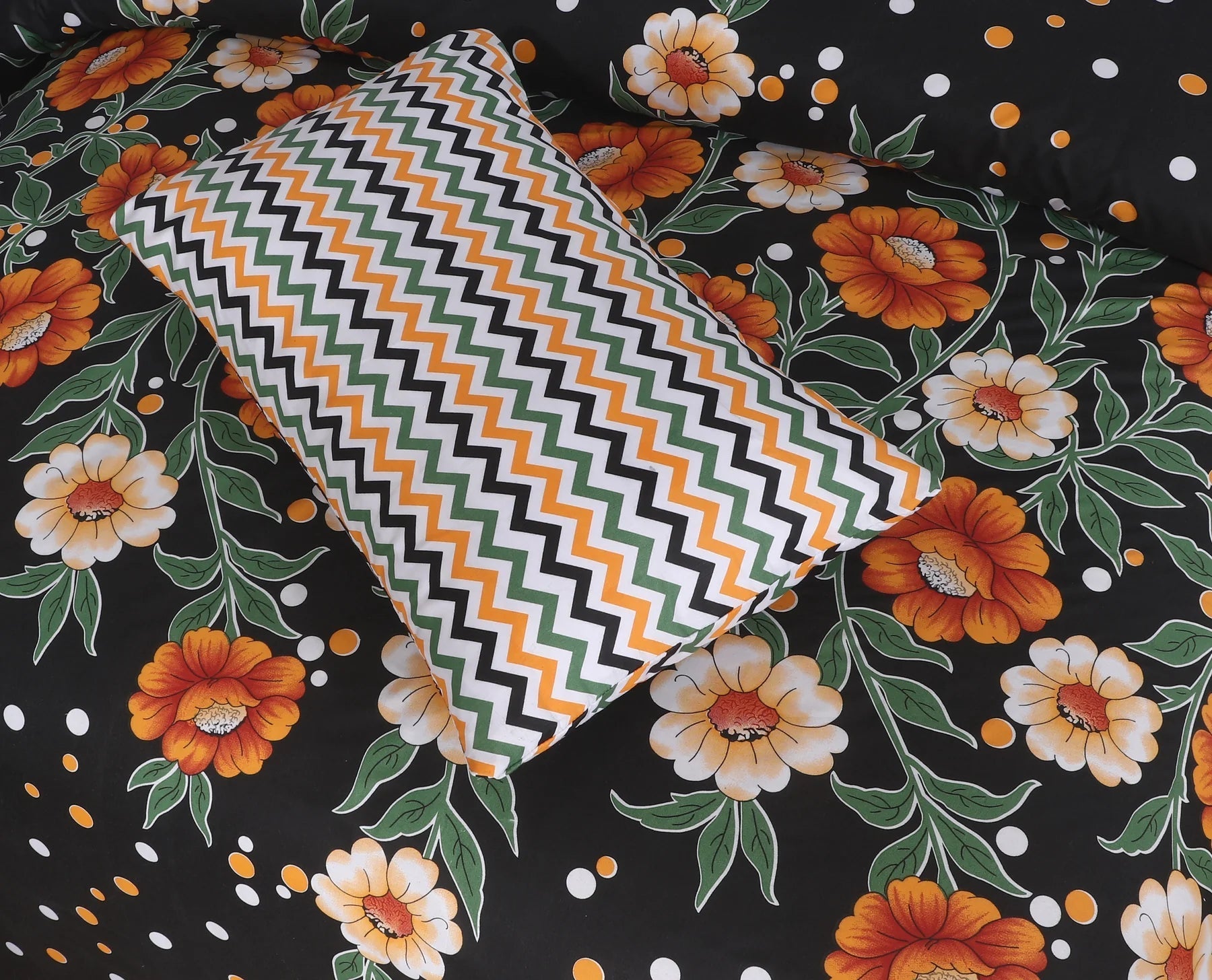 TANGERINE COMFORTER SET- 7 PCS