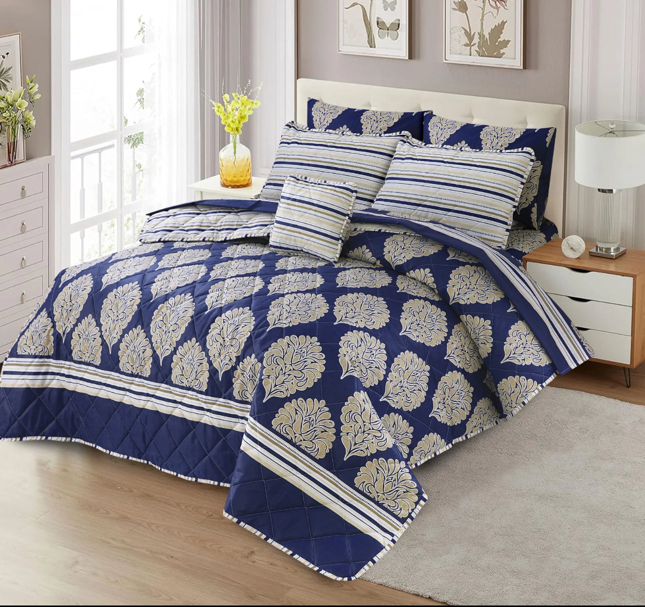 EMBER COMFORTER SET- 7 PCS