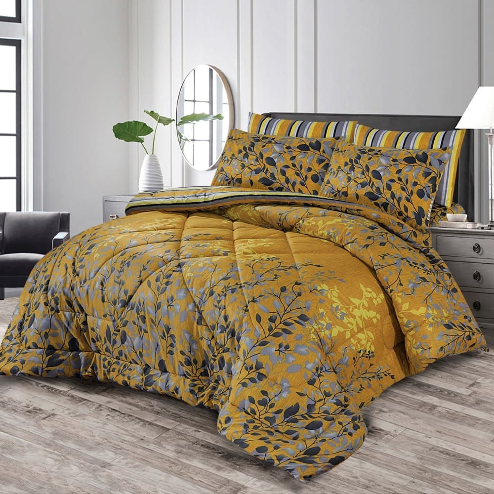 NIGHT LILY COMFORTER SET-7 PCS
