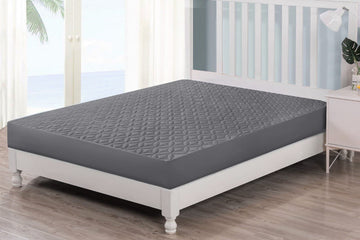 Quilted Waterproof Mattress Protector (Grey Color)