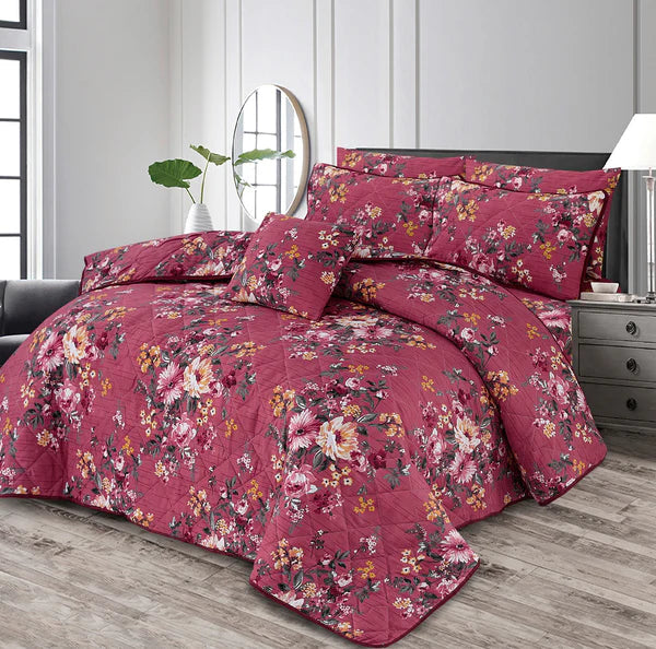 PINK BLUSH COMFORTER SET-7 PCS