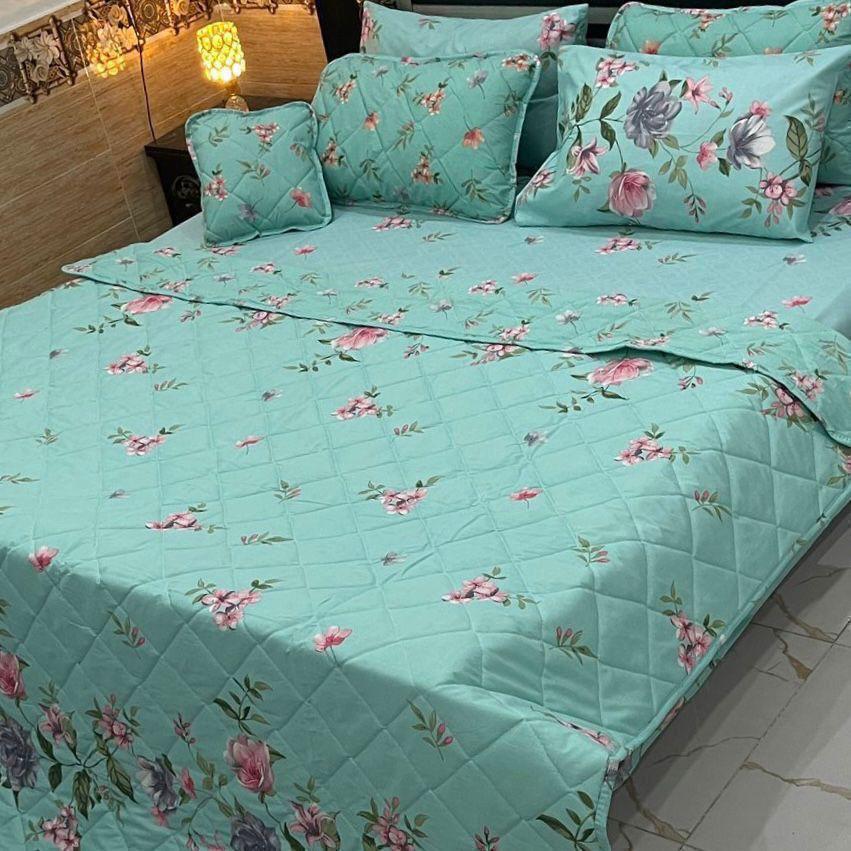 MINTY COMFORTER SET- 7 PCS