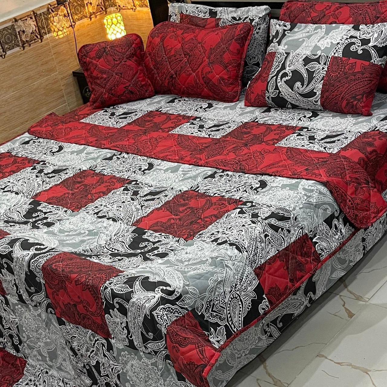 BOLD COMFORTER SET- 7 PCS