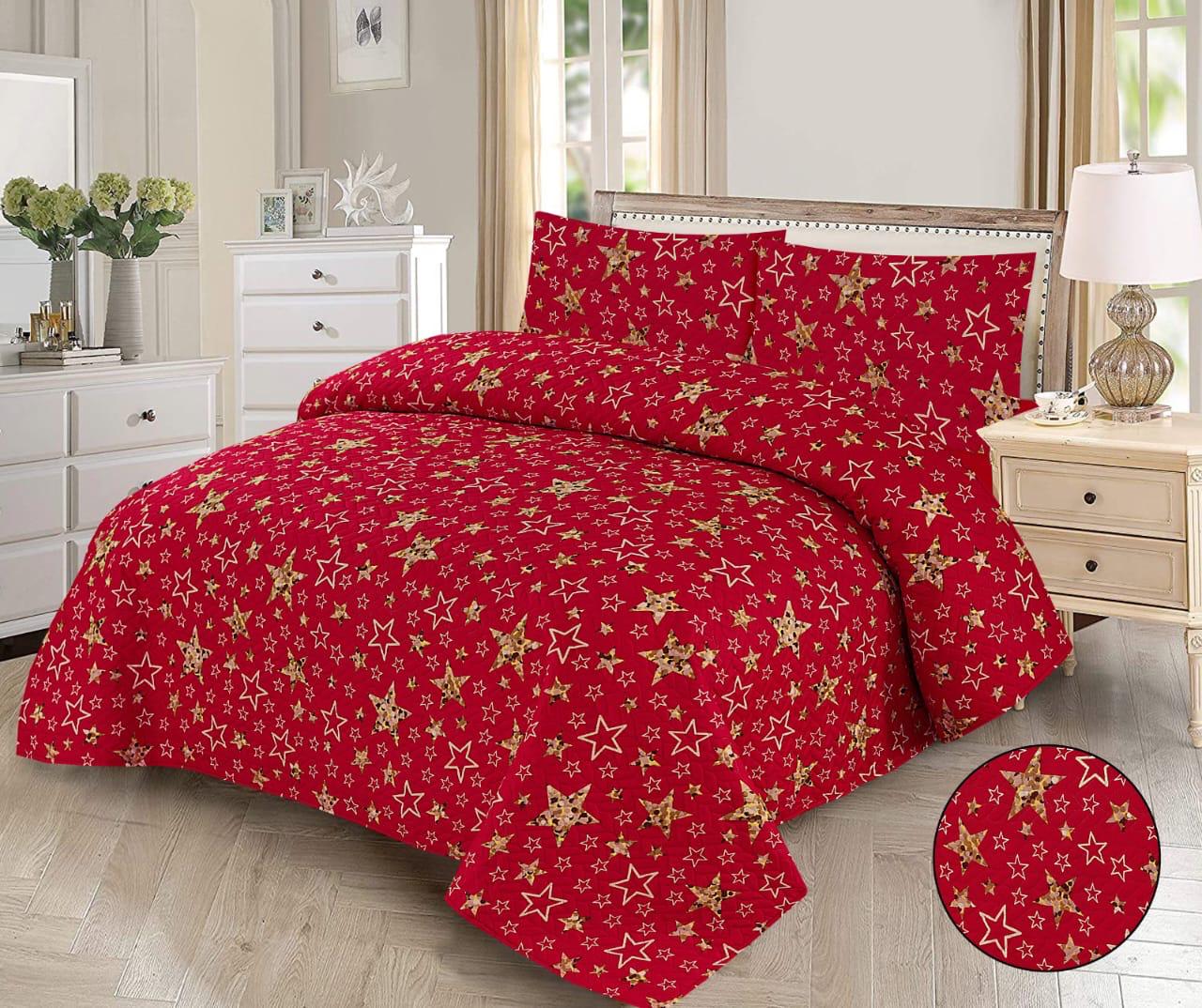 3pcs Bedspread Set (Light Filling) – Scarlet Stars