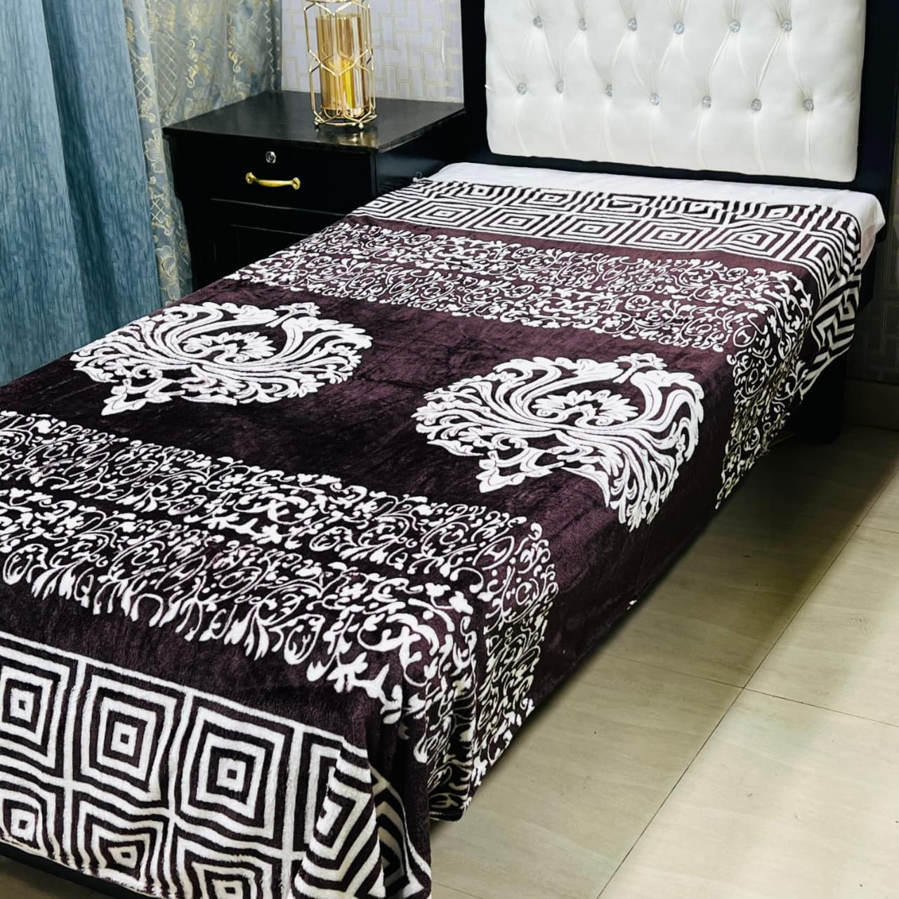 Soft Fleece Blanket – Single Bed (Design #04)