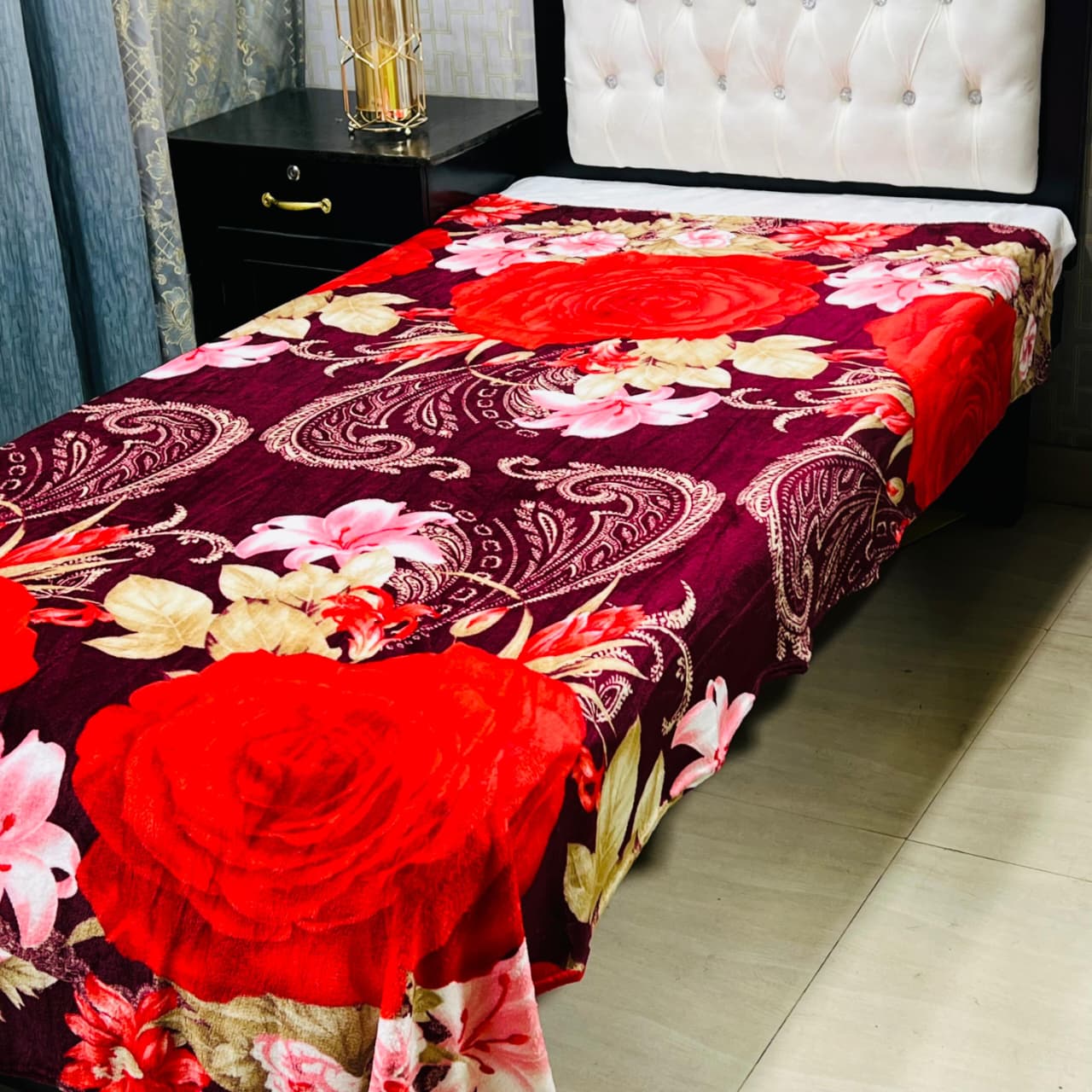 Soft Fleece Blanket – Single Bed (Design #10)