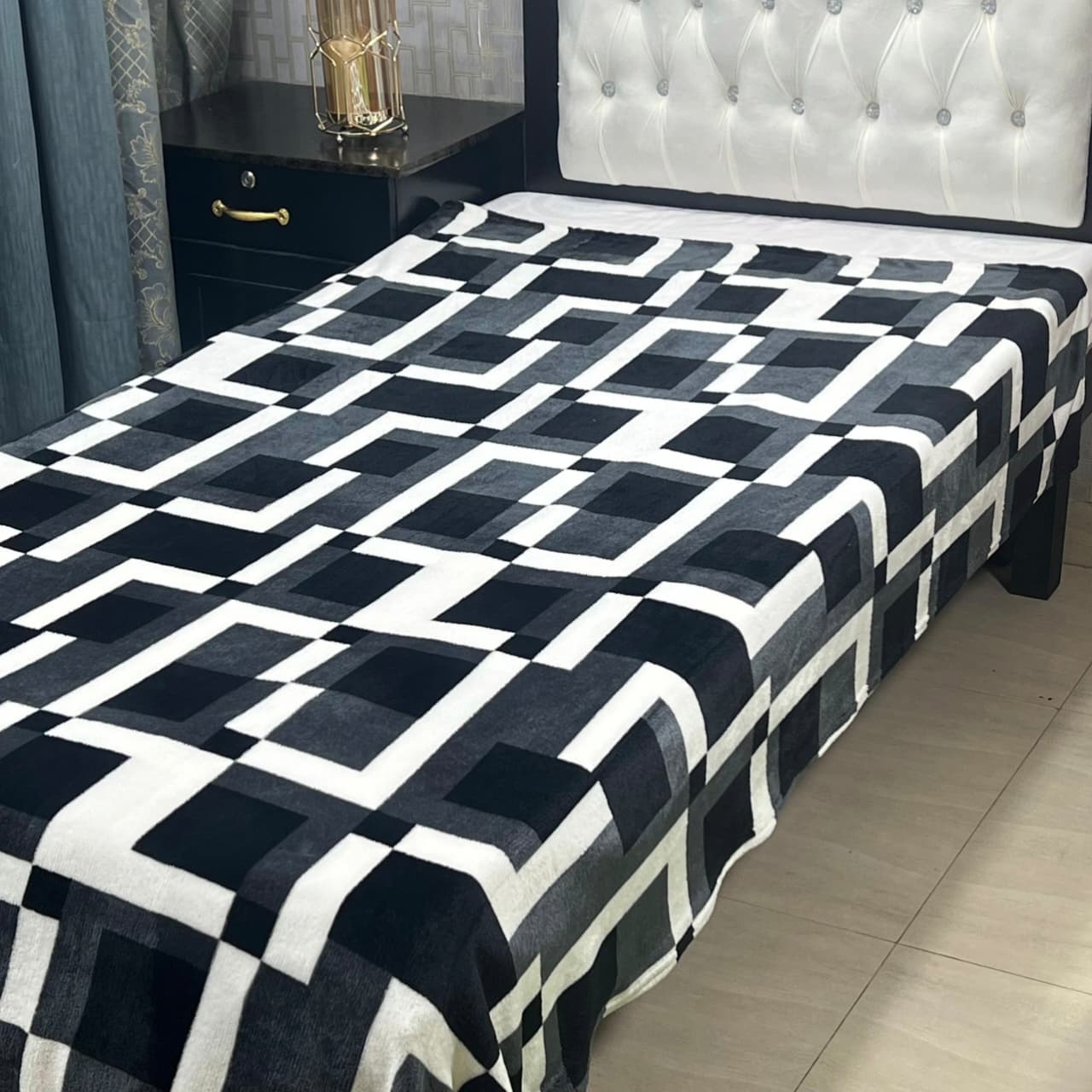 Soft Fleece Blanket – Single Bed (Design #09)