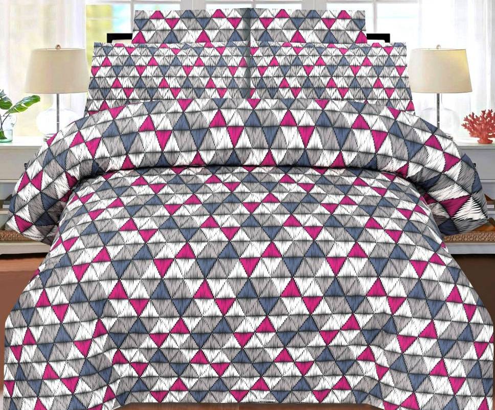 100% Pure Cotton Bedsheet Set – Prism Punch
